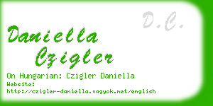 daniella czigler business card
